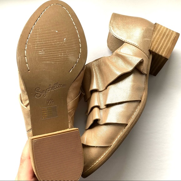 NEW Seychelles Open Mind Ruffle Booties 7.5 NWT - Picture 8 of 12